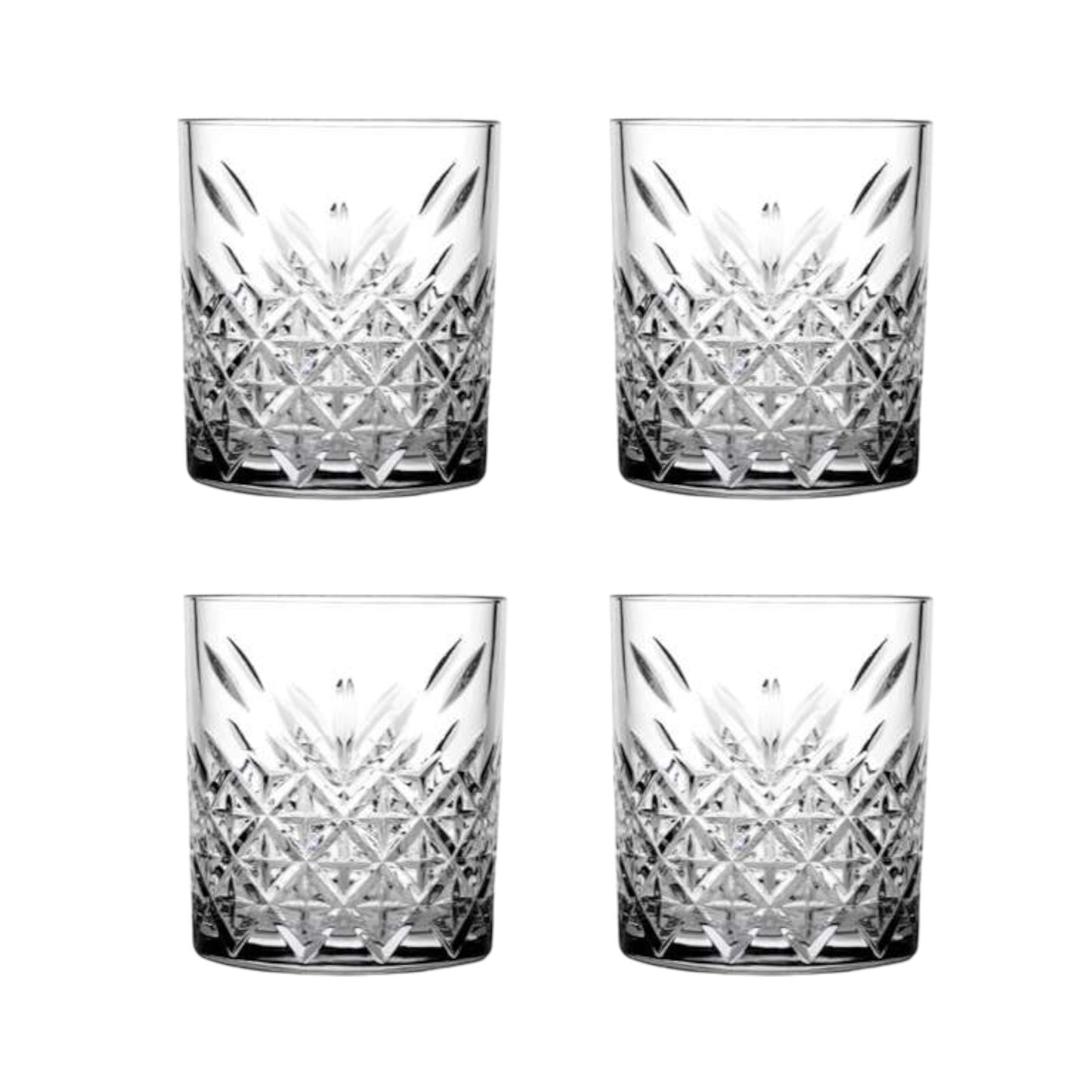 Pasabahce Timeless Whiskygläser & Trinkgläser Basic 4er 345cc 52790