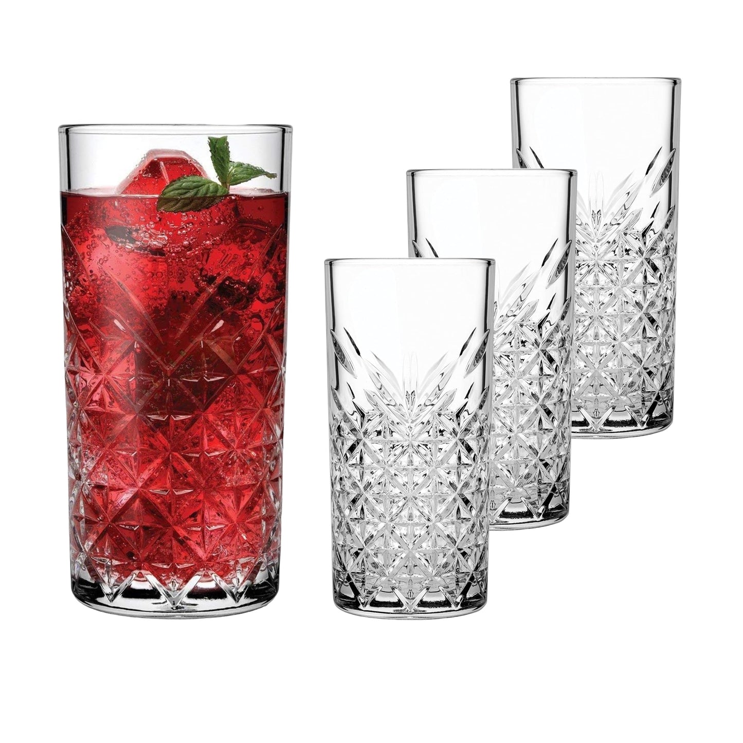 Pasabahce Timeless Longdrink Trinkgläser 4er 450cc 52800