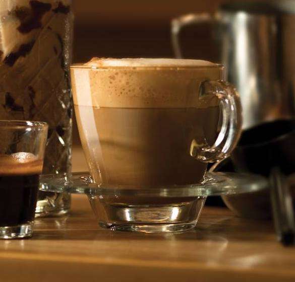 Pasabahce AQUA 95040 Teegläser Kaffeegläser mit Henkel 215 ml 6er Set