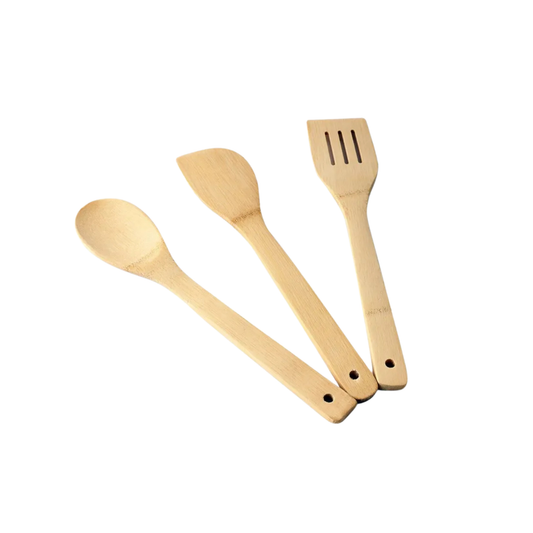 MICHELINO KÜCHENHELFER-SET BAMBUS 3TLG