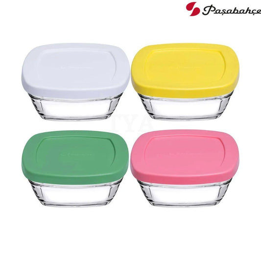 Pasabahce Frischhaltedosen Puddingschalen 4er 96840