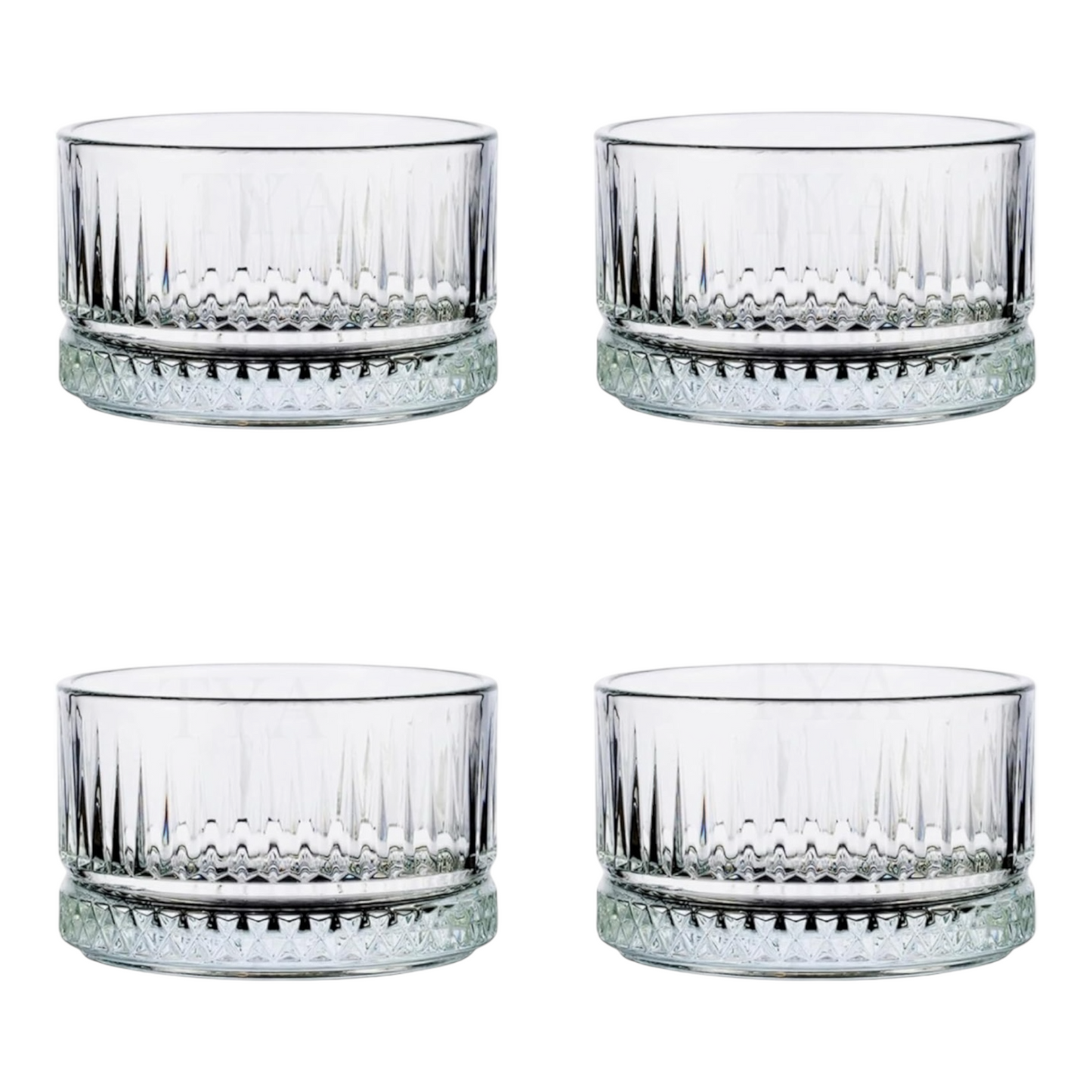 Pasabahce Elysia Schalen Set 4er 230cc 530038