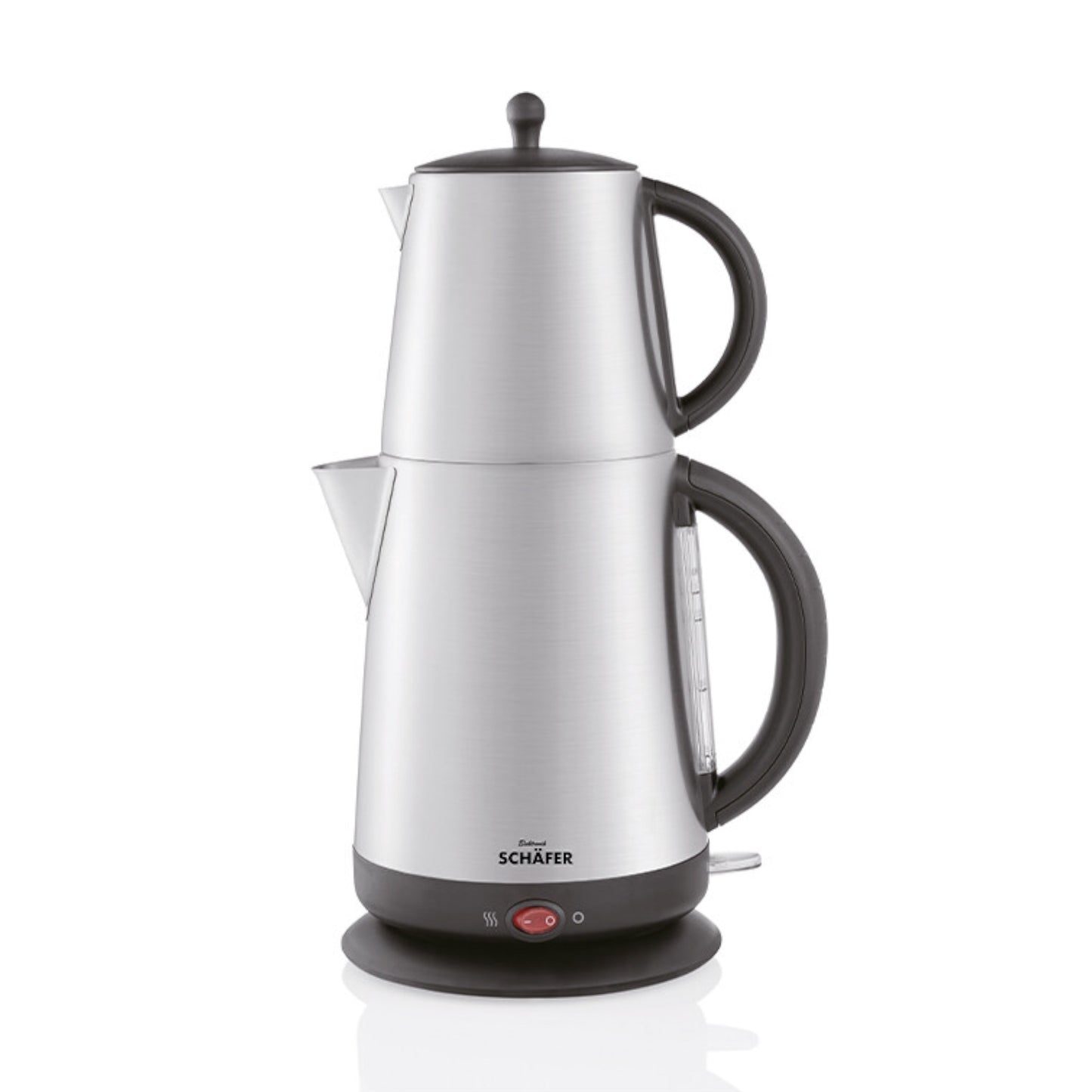 Schäfer Teekocher Teemaschine Edelstahl 1,7L 2200W Matt