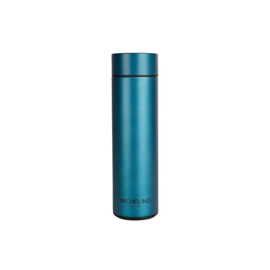 MICHELINO ISOLIERFLASCHE MIT TEMPERATURANZEIGE 0,5L SERIE NORA Petrol