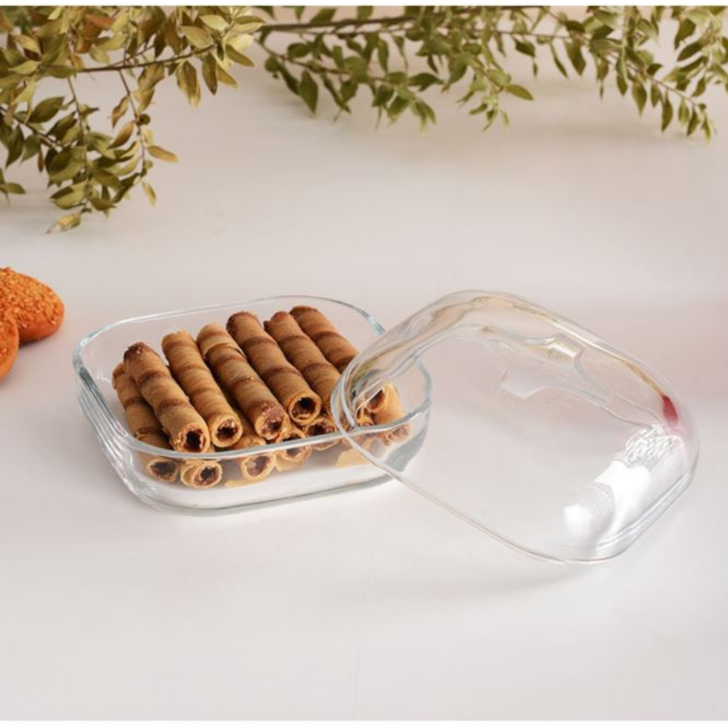 Pasabahce Frühstücksschüssel mit Glas Deckel 200ml