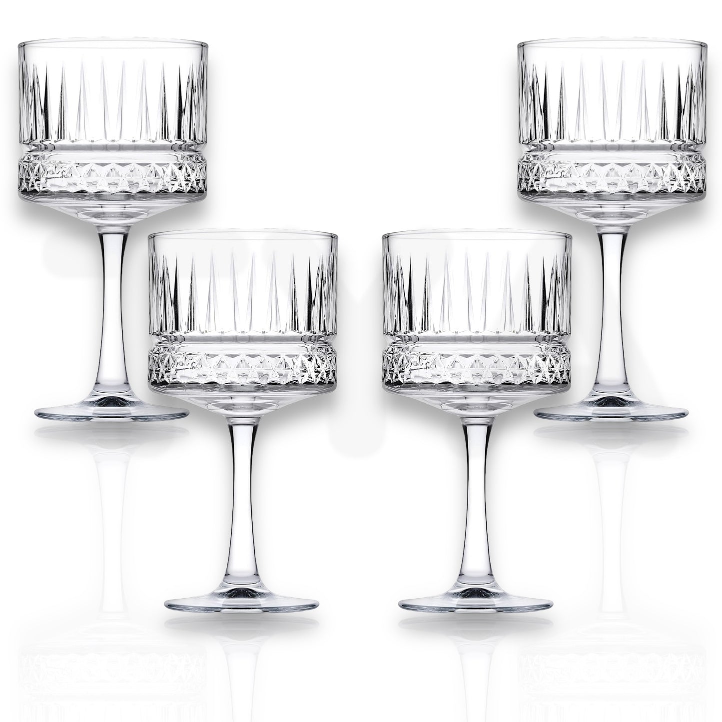 Pasabahce Elysia Cocktailgläser Champagnergläser Dessertglas 4er Set 440437