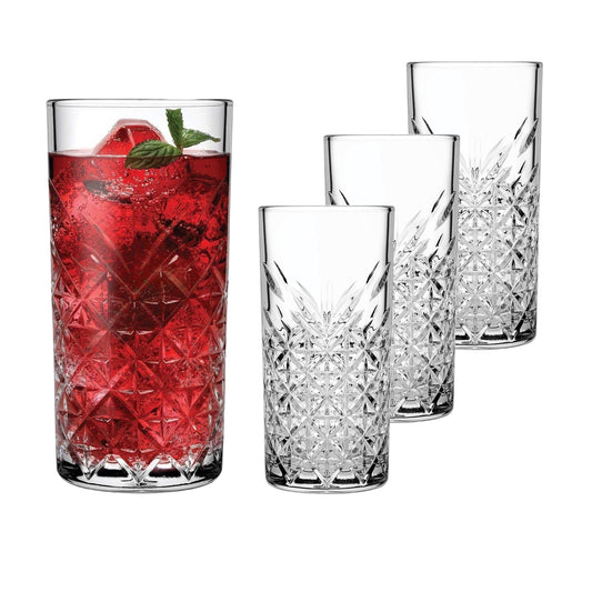Pasabahce Timeless Longdrink Trinkgläser 4er 450cc 52800