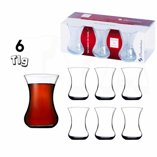 Pasabahce Teegläser Incebelli 6er 125cc