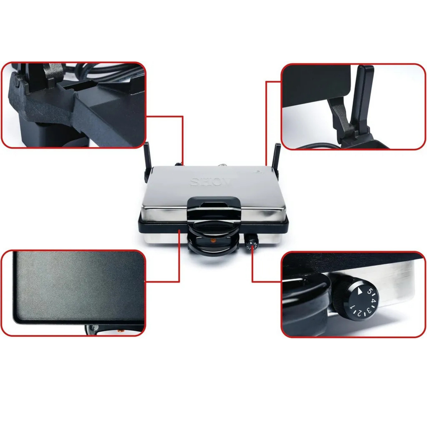 Shov Multigrill Kontaktgrill Elektrogrill