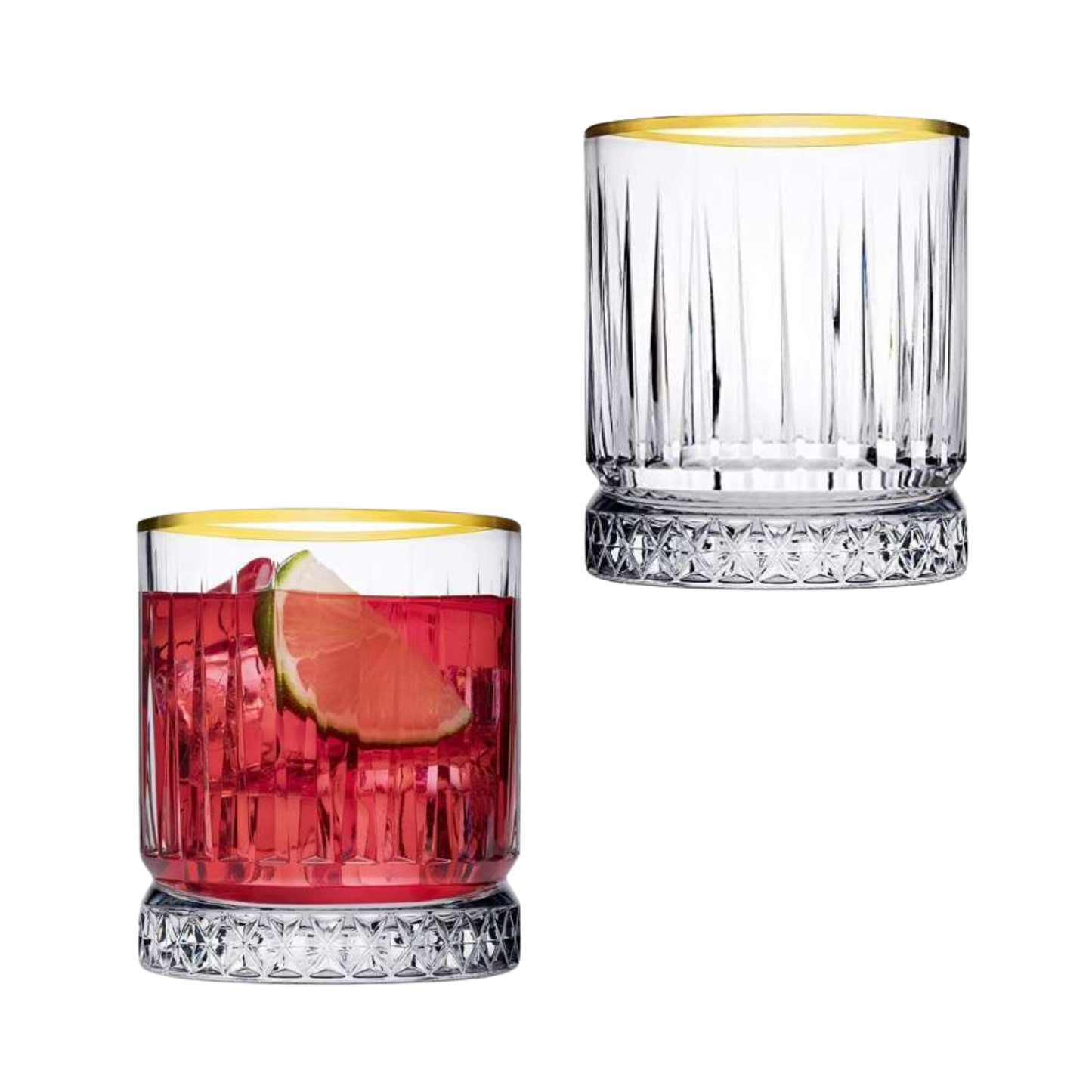 Pasabahce ELYSIA Golden Trinkgläser 355 ml 4er Set 520004