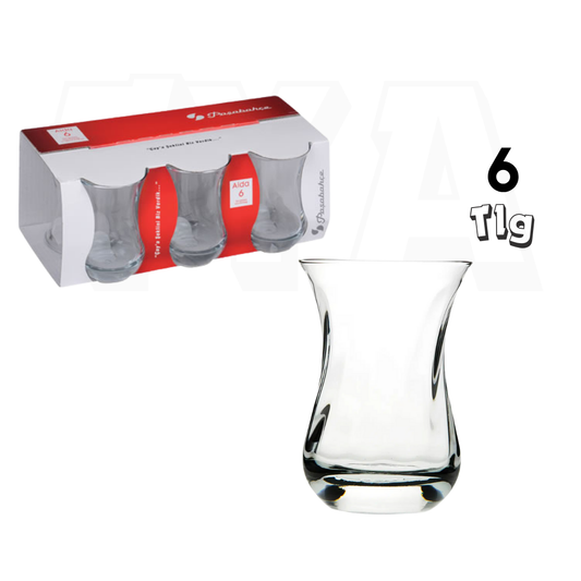 Pasabahce Aida Teegläser 6er Basic 160cc