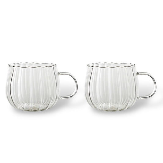 Schäfer Borosilikat Trinkglas mit Griff 370ml