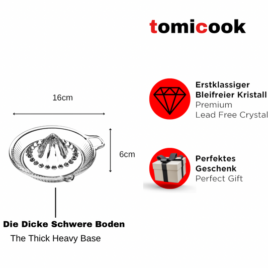 Pasabahce Zitronenpresse aus Glas 54209