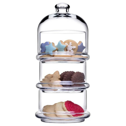 Pasabahce Villa Patisserie 3x Schalen und Deckel 96815